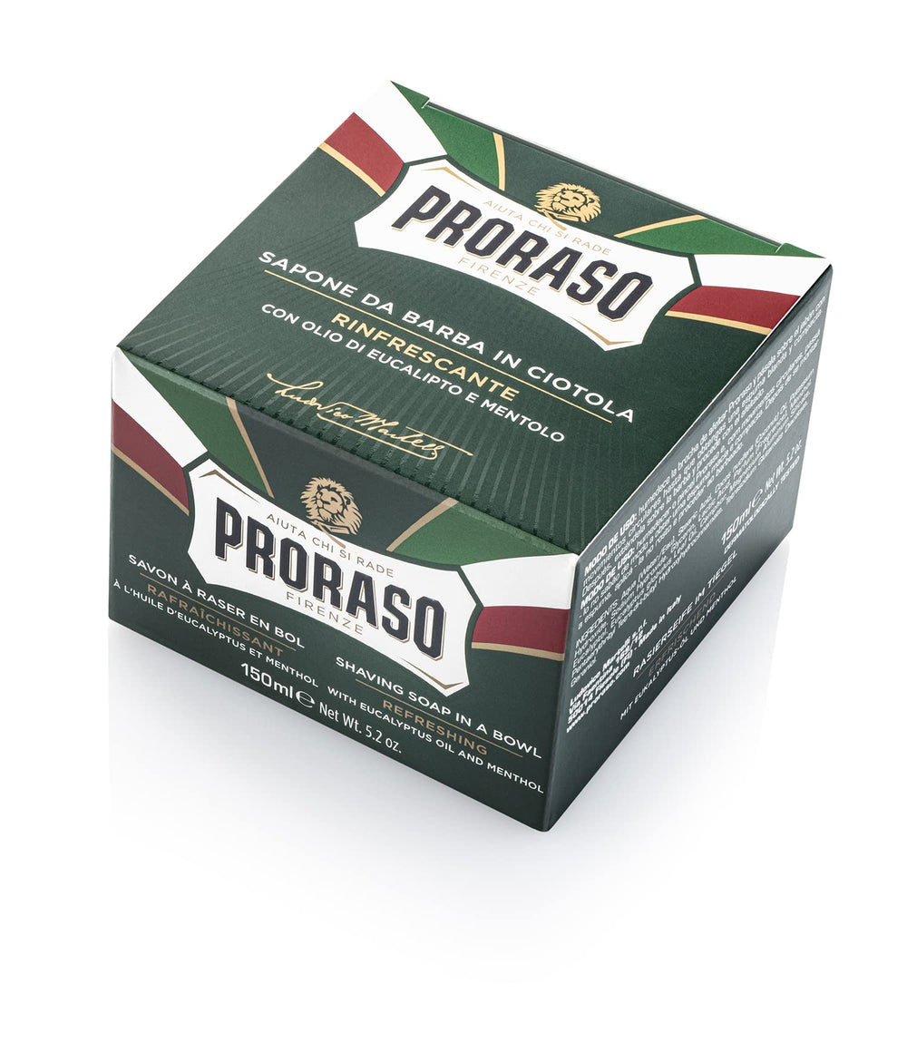 Proraso Italian formulation highlights traditional craftsmanship in shaving.