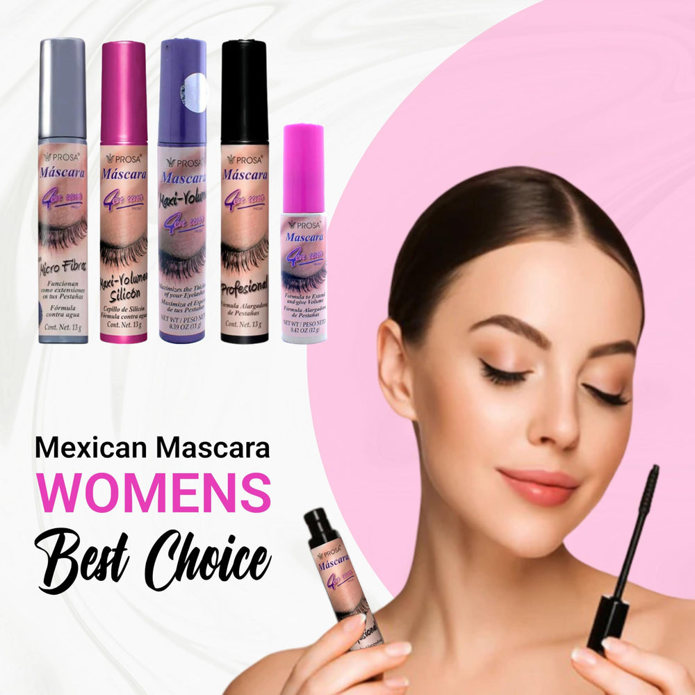 Prosa Mascara Profesional nutre las pestañas con aceites naturales para mayor salud.