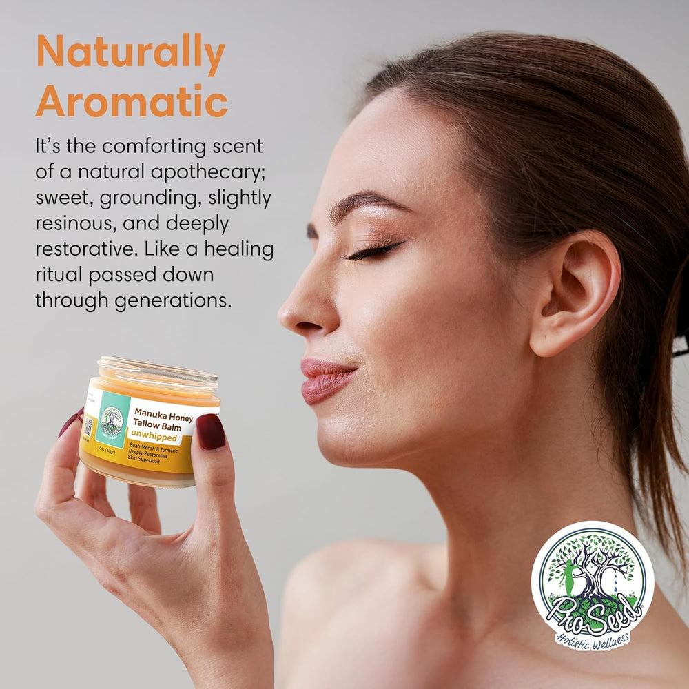 Creamy balm addressing dry skin hydration with ProSeed care