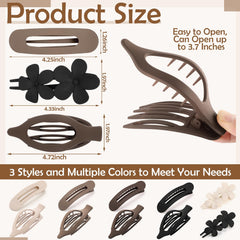 Prosuites concord flat hair clip close-up showing grip and smooth surface