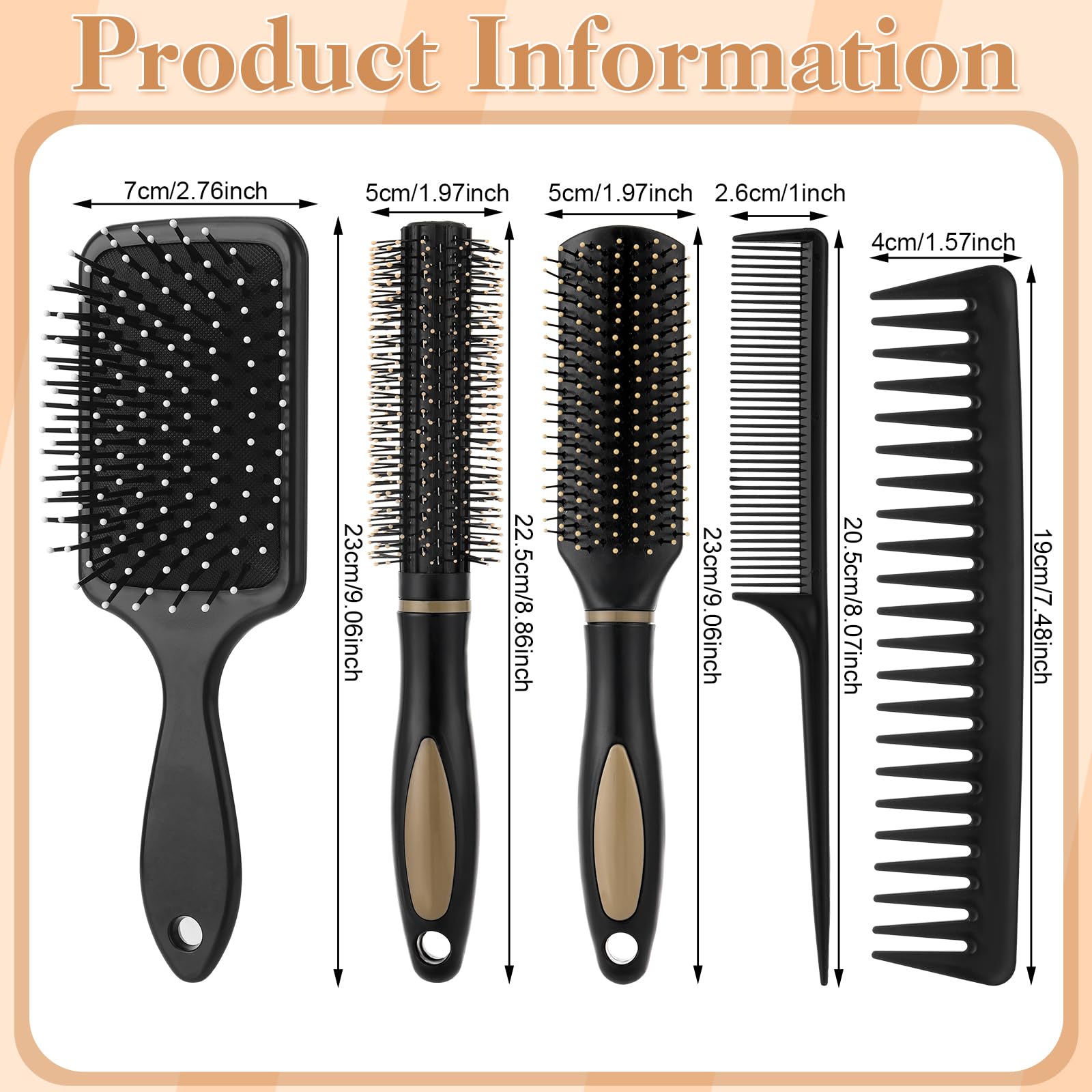 ProSuites Curly Comb glides through curls with less resistance