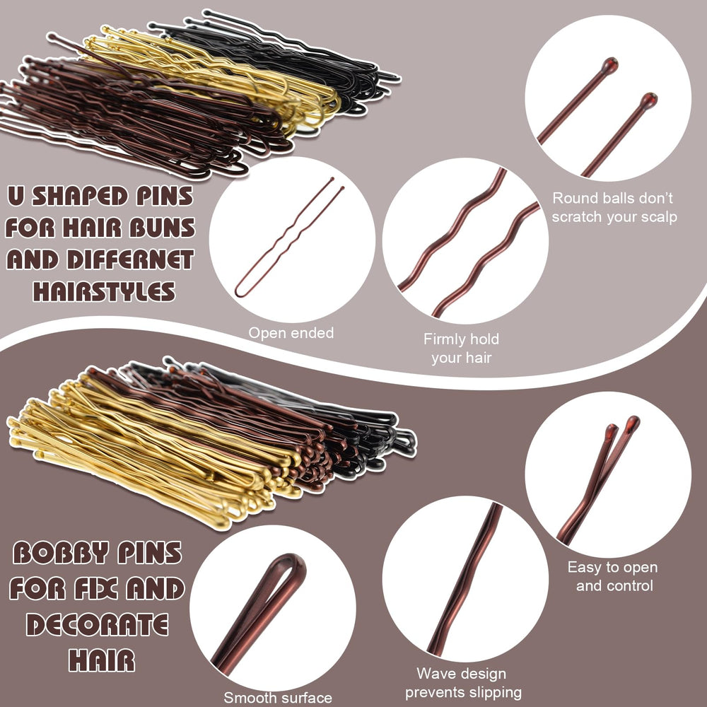 Prosuites U-shaped pins deliver reliable hold with rounded ends.