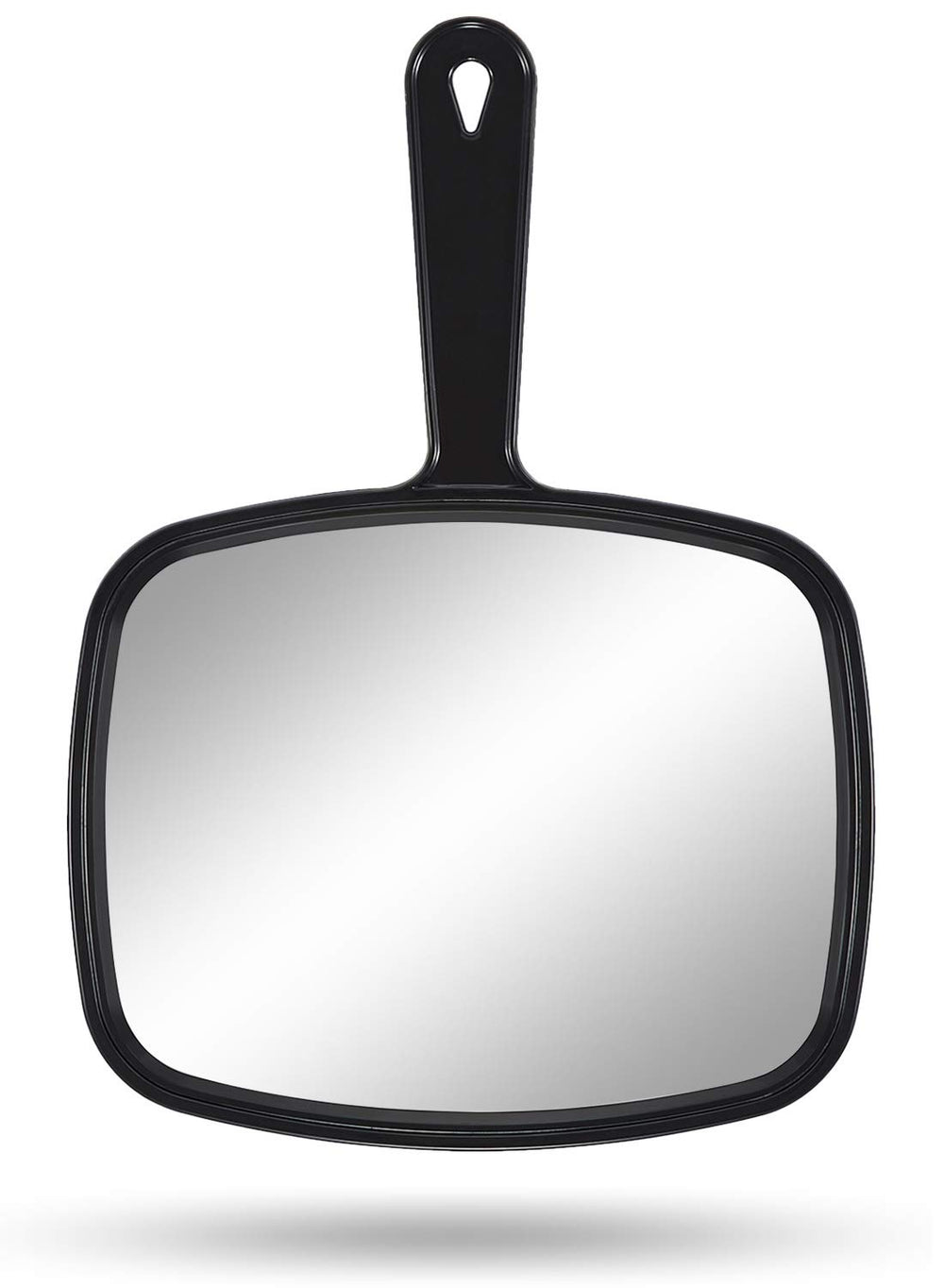 Protecle Hand Mirror shows a large reflection surface for precise styling checks