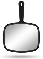 Protecle Hand Mirror shows a large reflection surface for precise styling checks