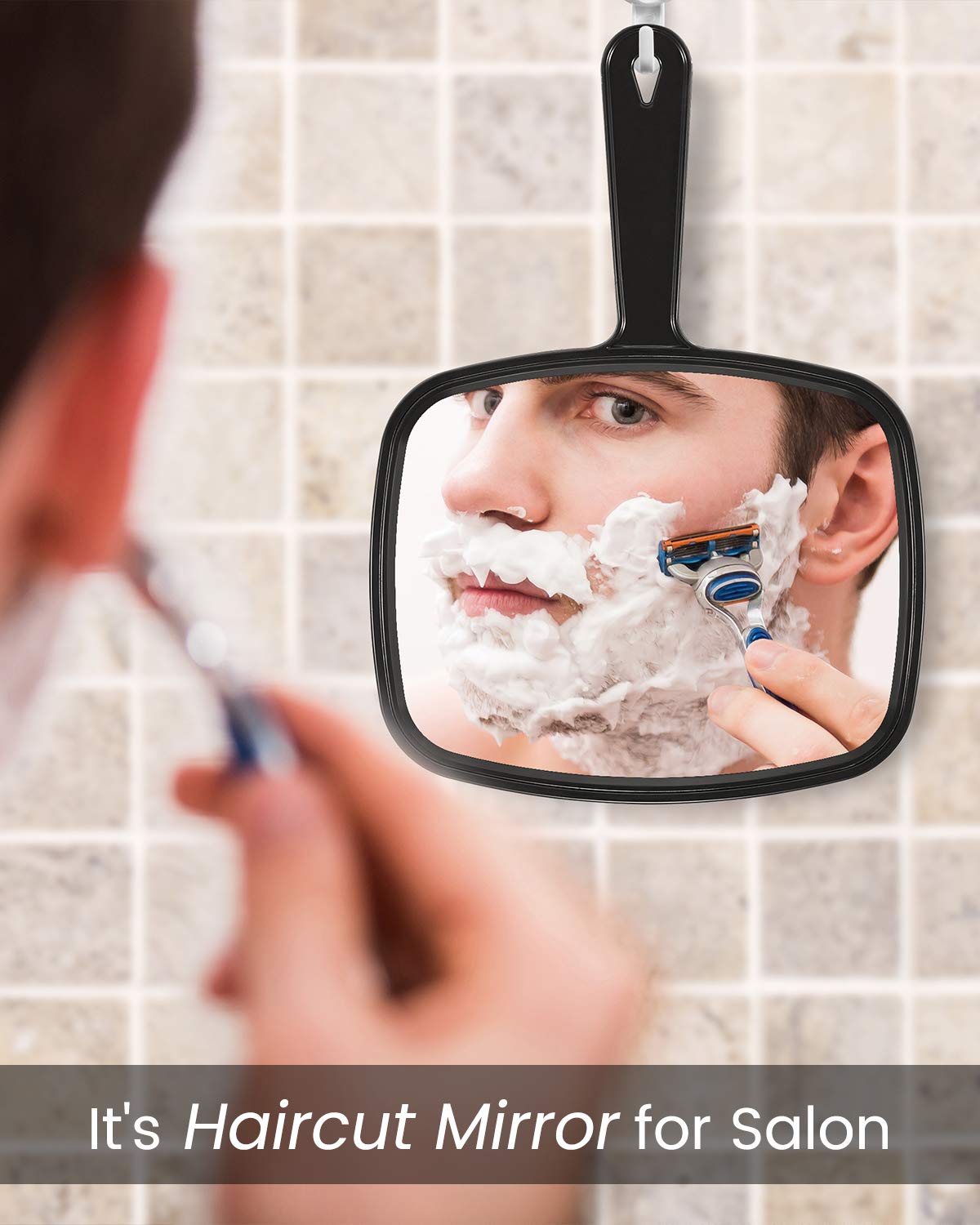 PROTECLE Hand Mirror size options include medium large and extra large