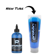 PROTON stencil primer in blue helps prevent smudging during sessions.