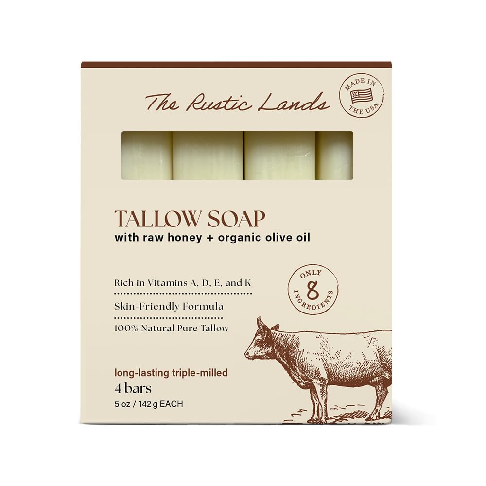PROVENCE ESSENTIALS The Rustic Lands: lote de jabones con sebo de vaca para piel sensible