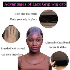 Prudenp soft velvet wig cap is skin-friendly and comfortable all day.