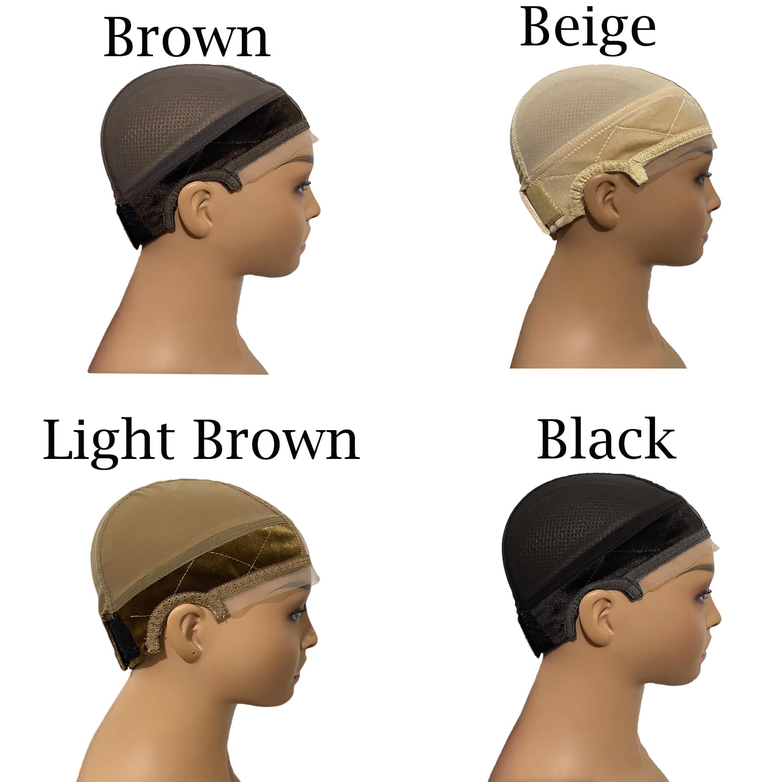 Prudenp machine-washable and reusable wig cap for daily use.