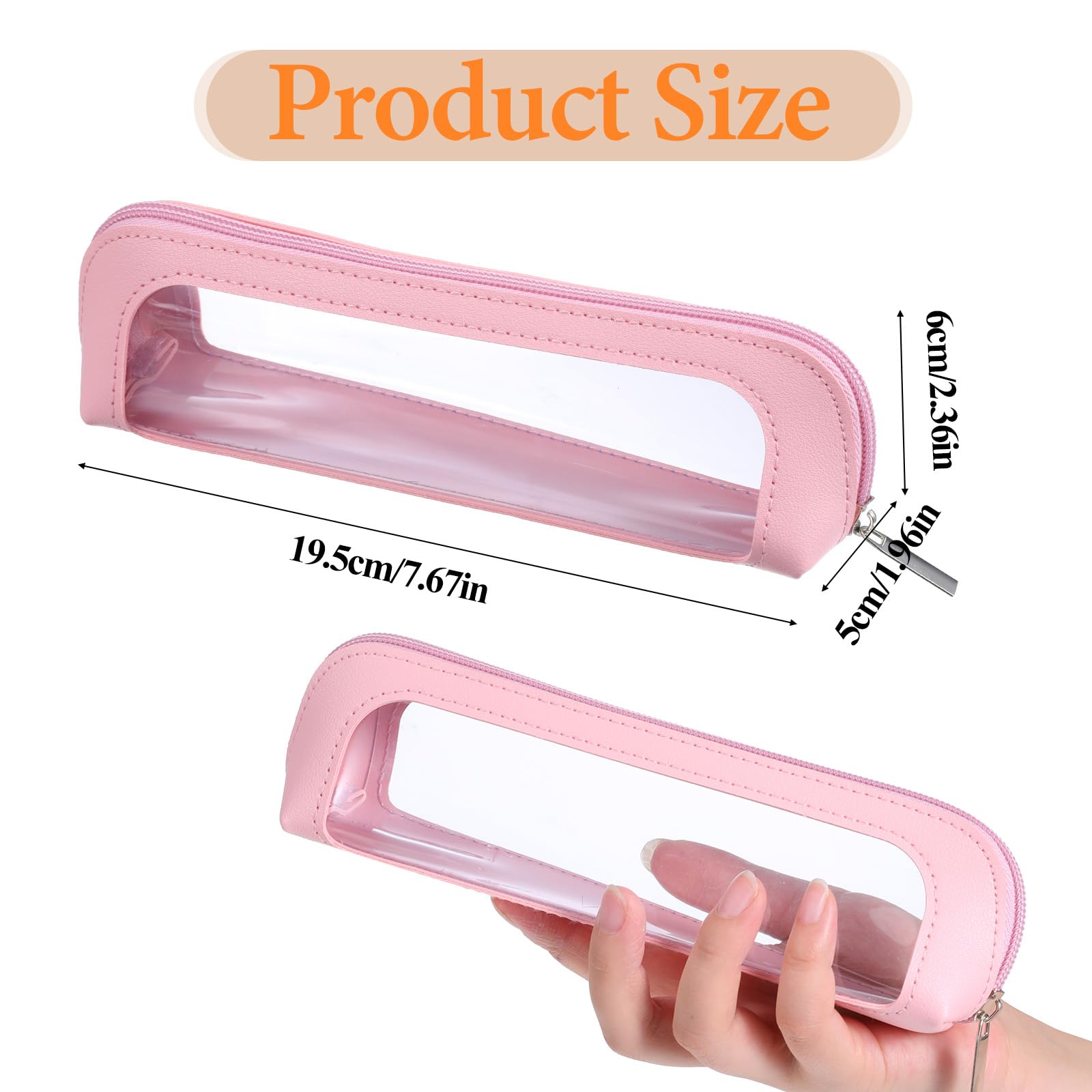 Psyqtsuary pink bag with zipper closure for secure travel organization.