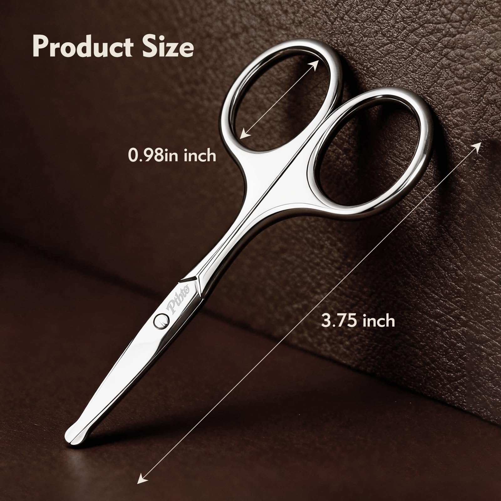 PTBTO Eyebrow Scissors travel case keeps tools protected on trips.