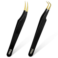 PTBTO pointed eyelash tweezer close up for precise isolation
