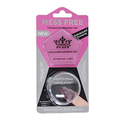 Estampador PUEEN de 35 mm translúcido ideal para diseños limpios en uñas.