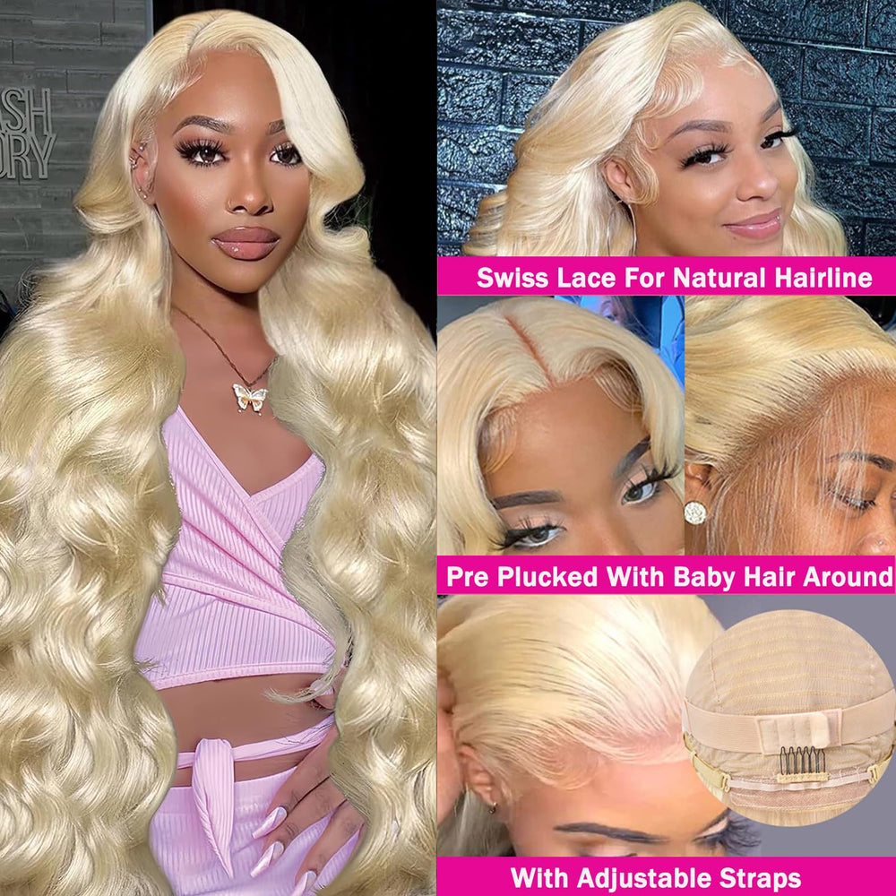 PUHPUH body wave 613 wig showcasing silky texture for special occasions