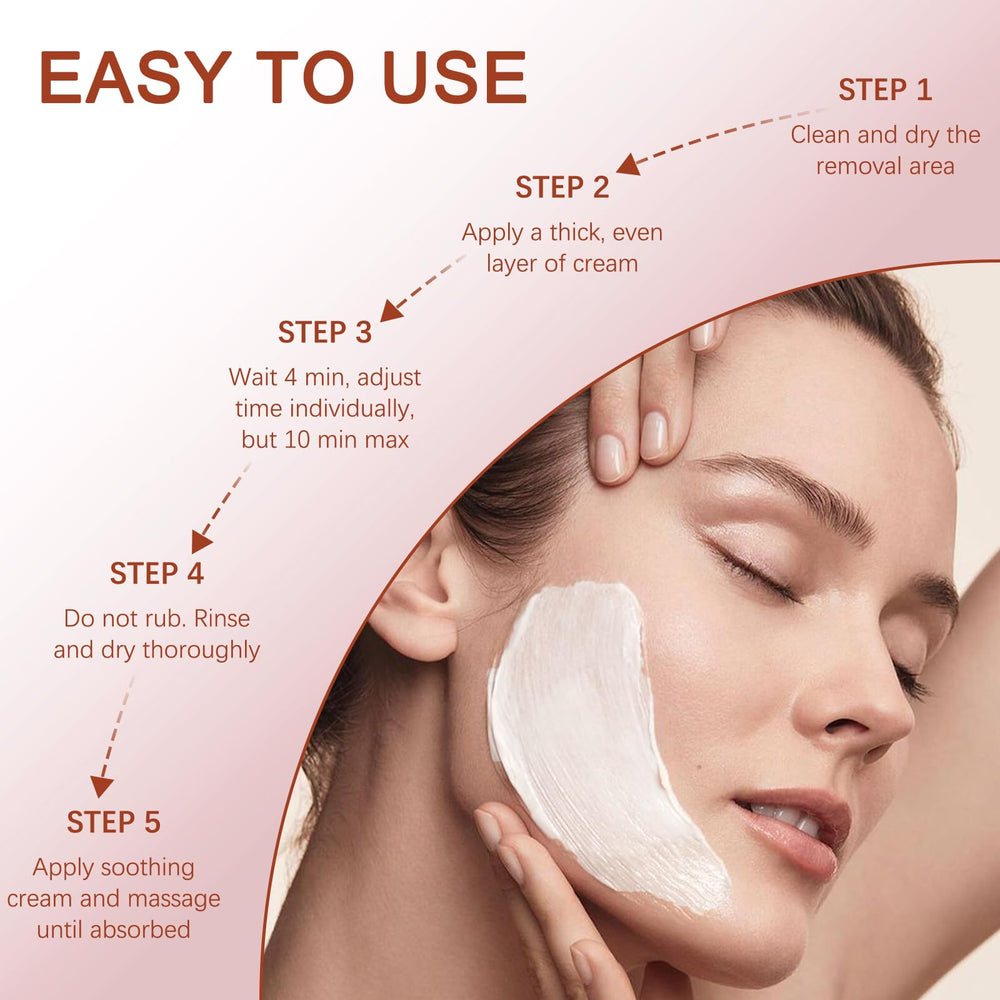 PUILOG At-home hair removal kit for delicate facial areas.