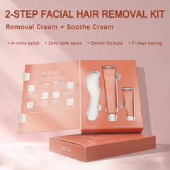 PUILOG Gentle facial hair removal chin for a refined complexion.