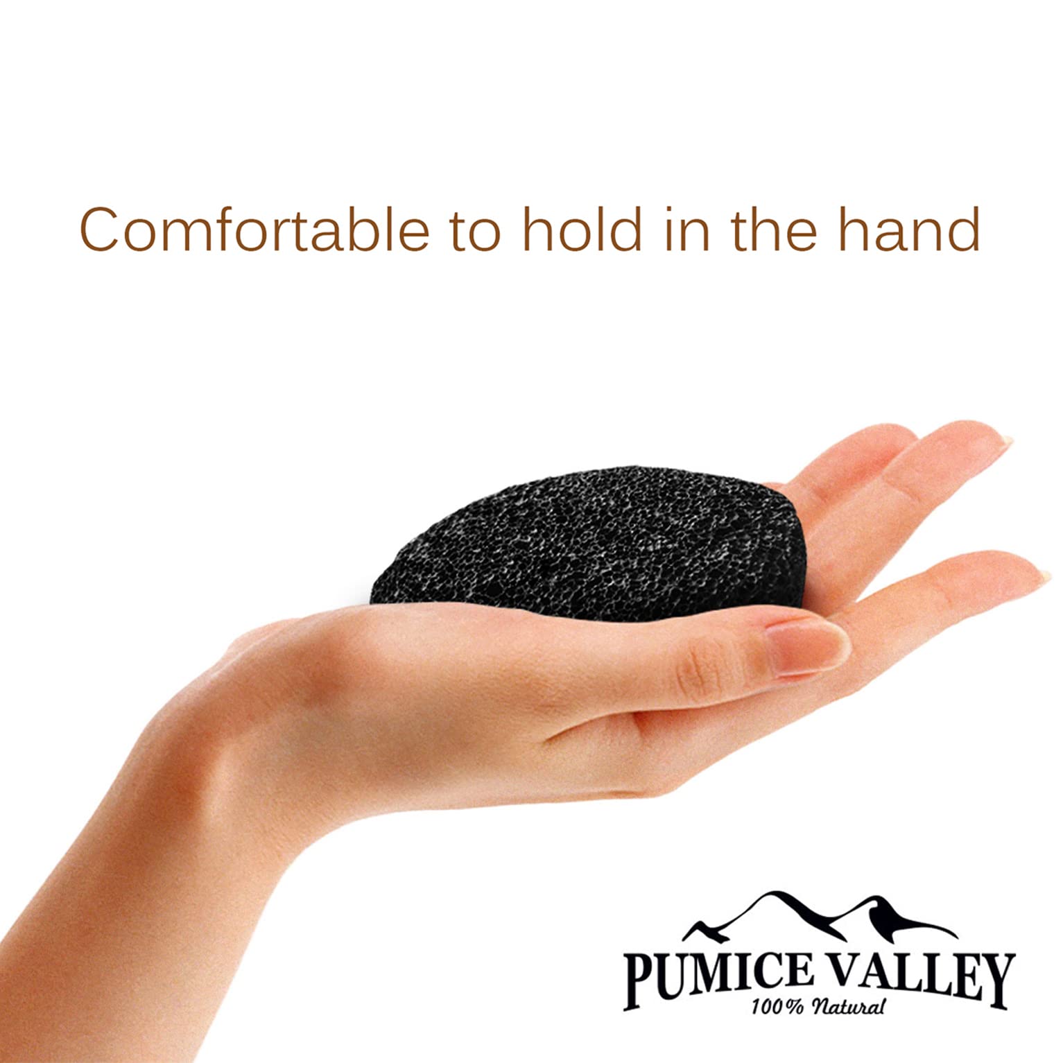 Pumice Valley spa-like foot care setup featuring the exfoliating stone