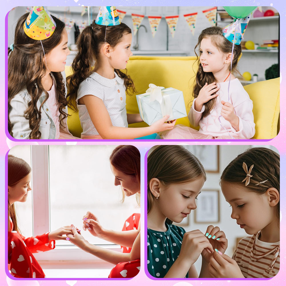 Kit de arte de uñas para niñas de Pumkryth.