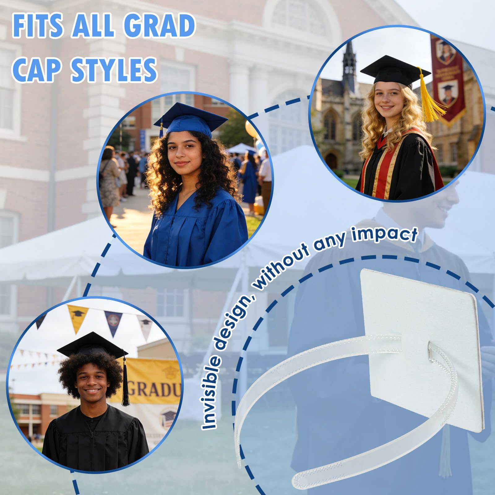 PUNCHMAN easy-apply headband with simple steps for grads.