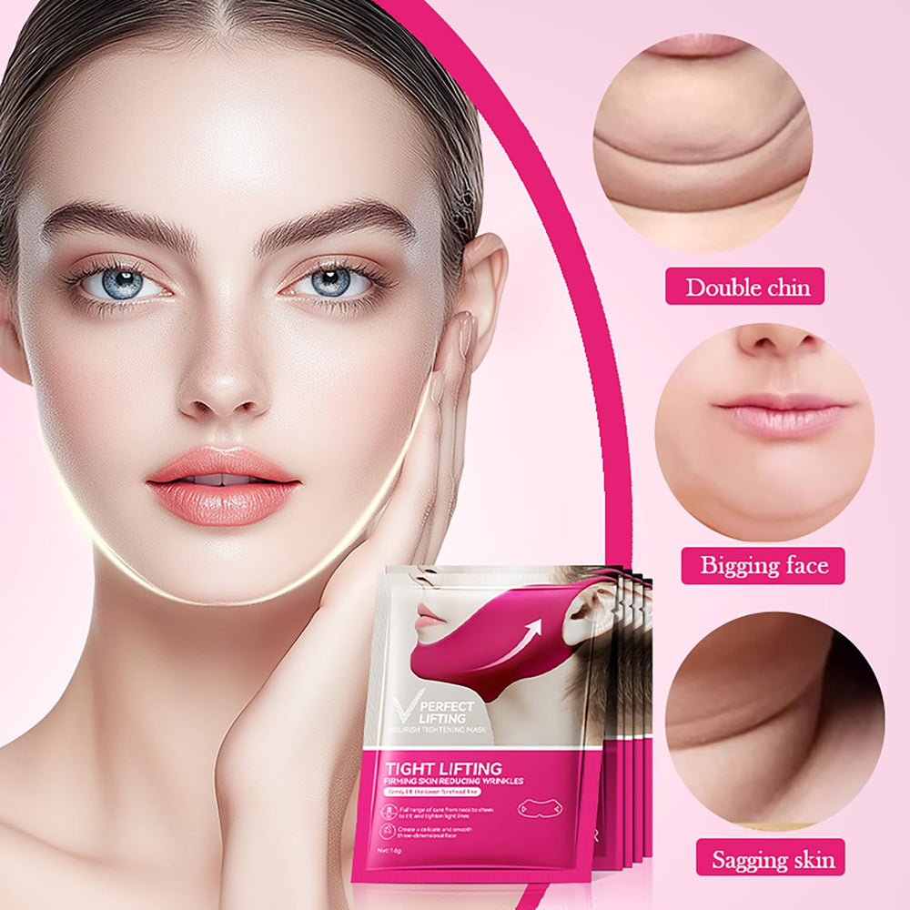 punkten Collagen V-Line Mask uses soft hydrogel for comfortable wear