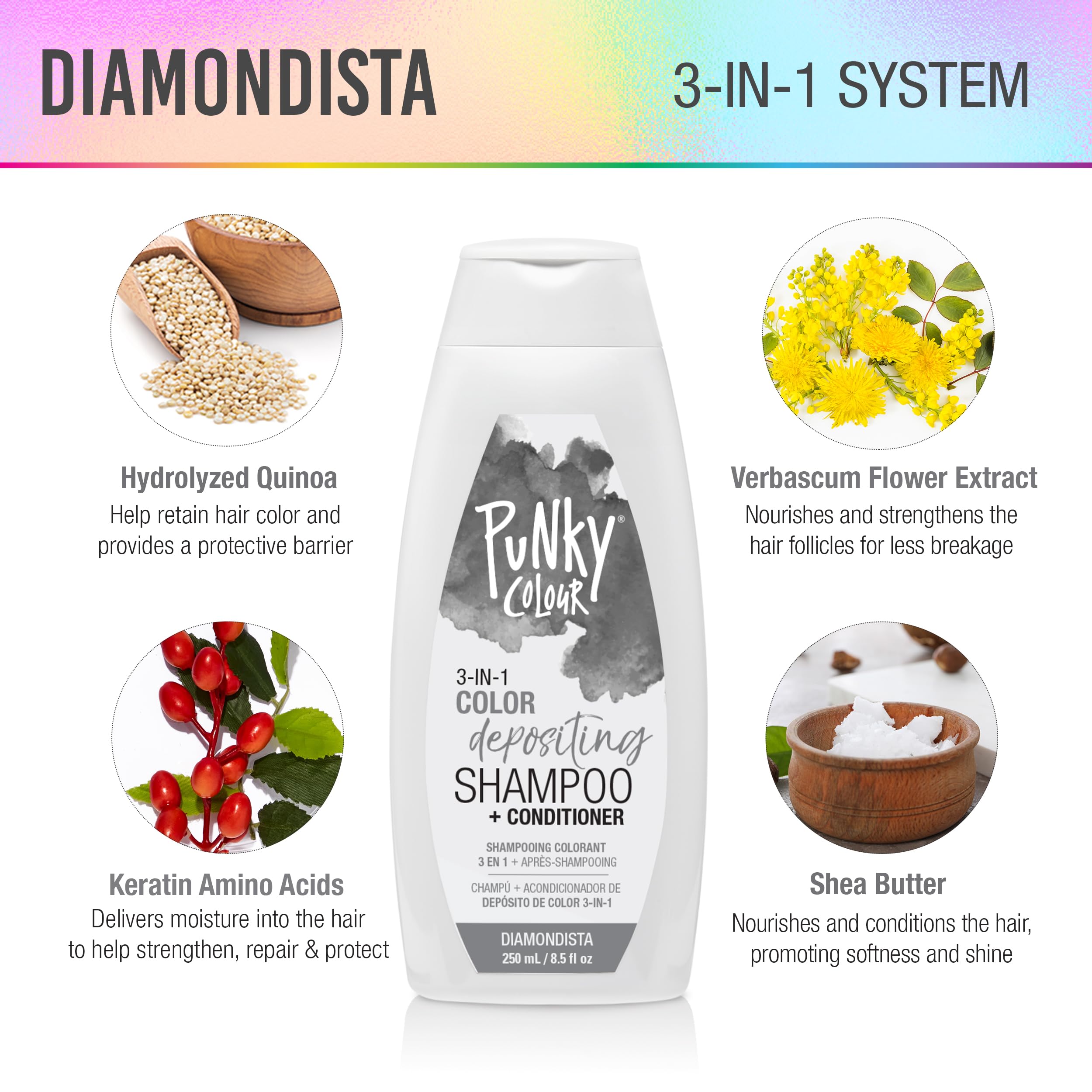 Punky Color 3 en 1 Diamondista: textura cremosa que nutre durante la aplicación
