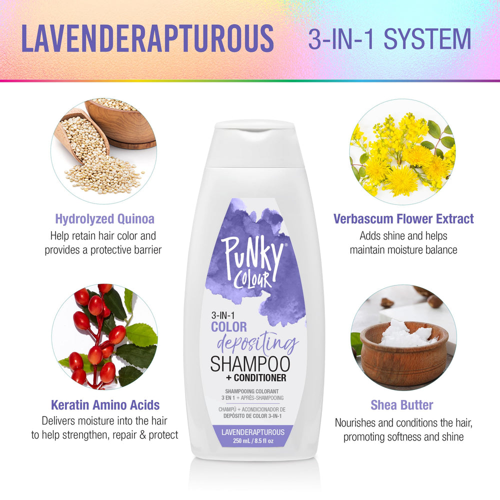 Punky Colour Lavenderapturous: pigmentos morados que realzan el color