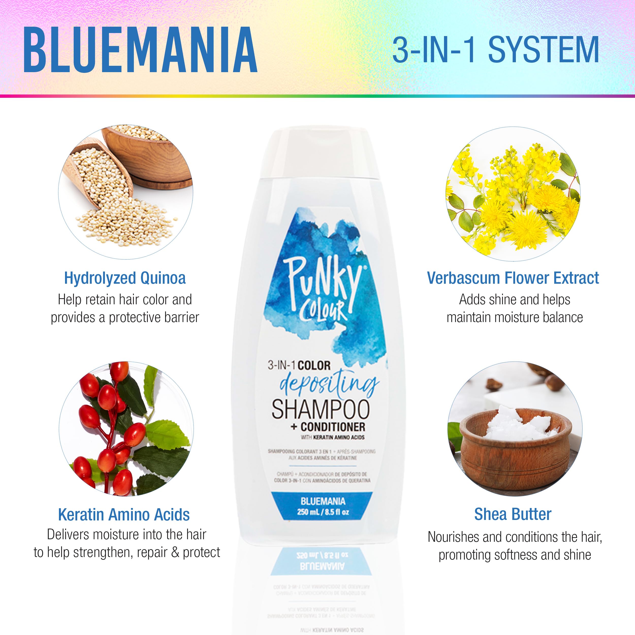 Punky Colour Bluemania: tono verde intenso para un look audaz.