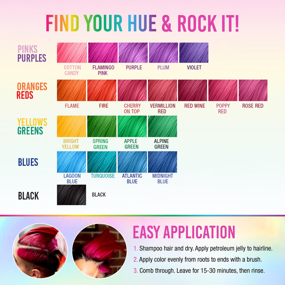 Punky Colour Flamingo Pink formula features Keratin Complex for lasting vibrancy.