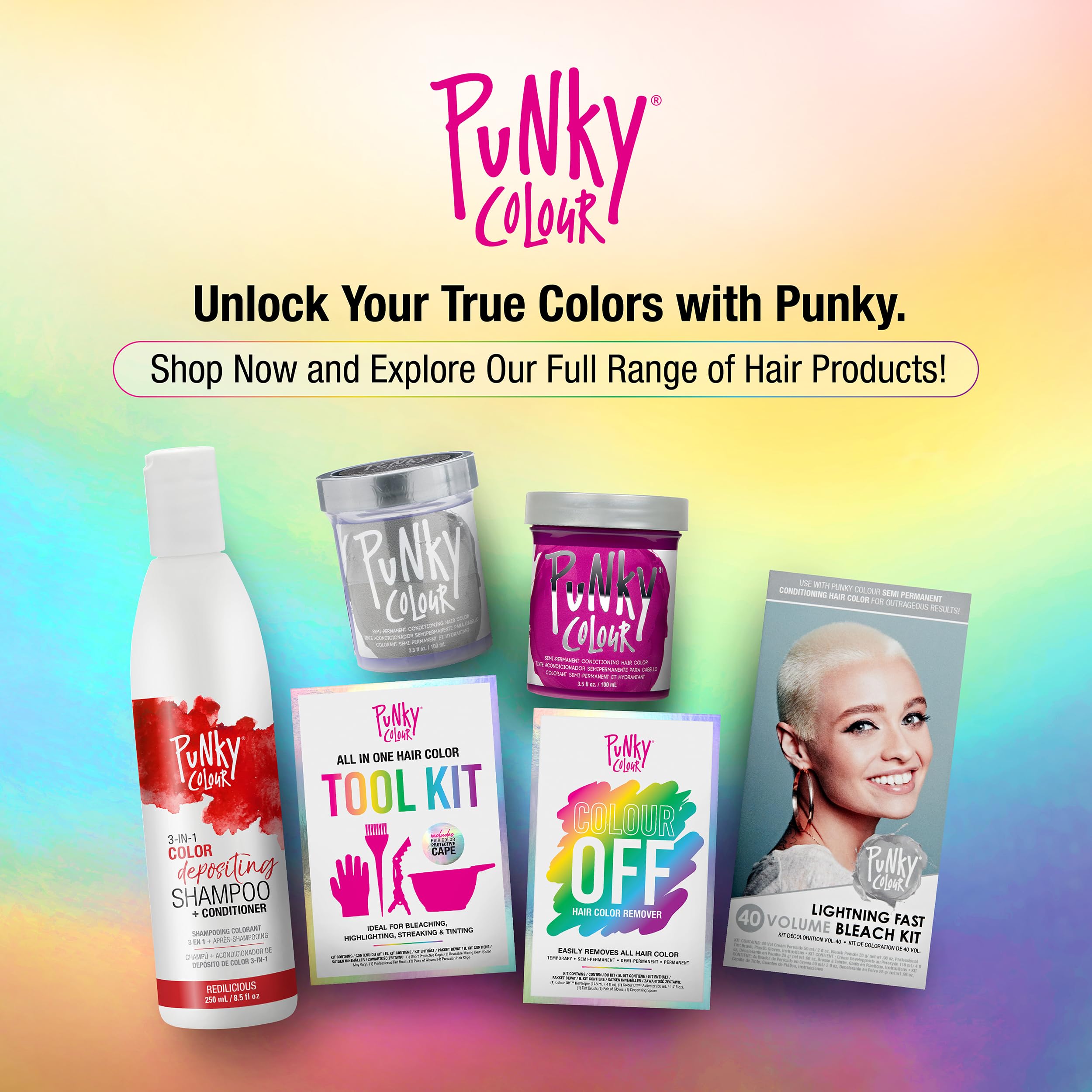 Punky Colour Off applicator sponge for easy product placement