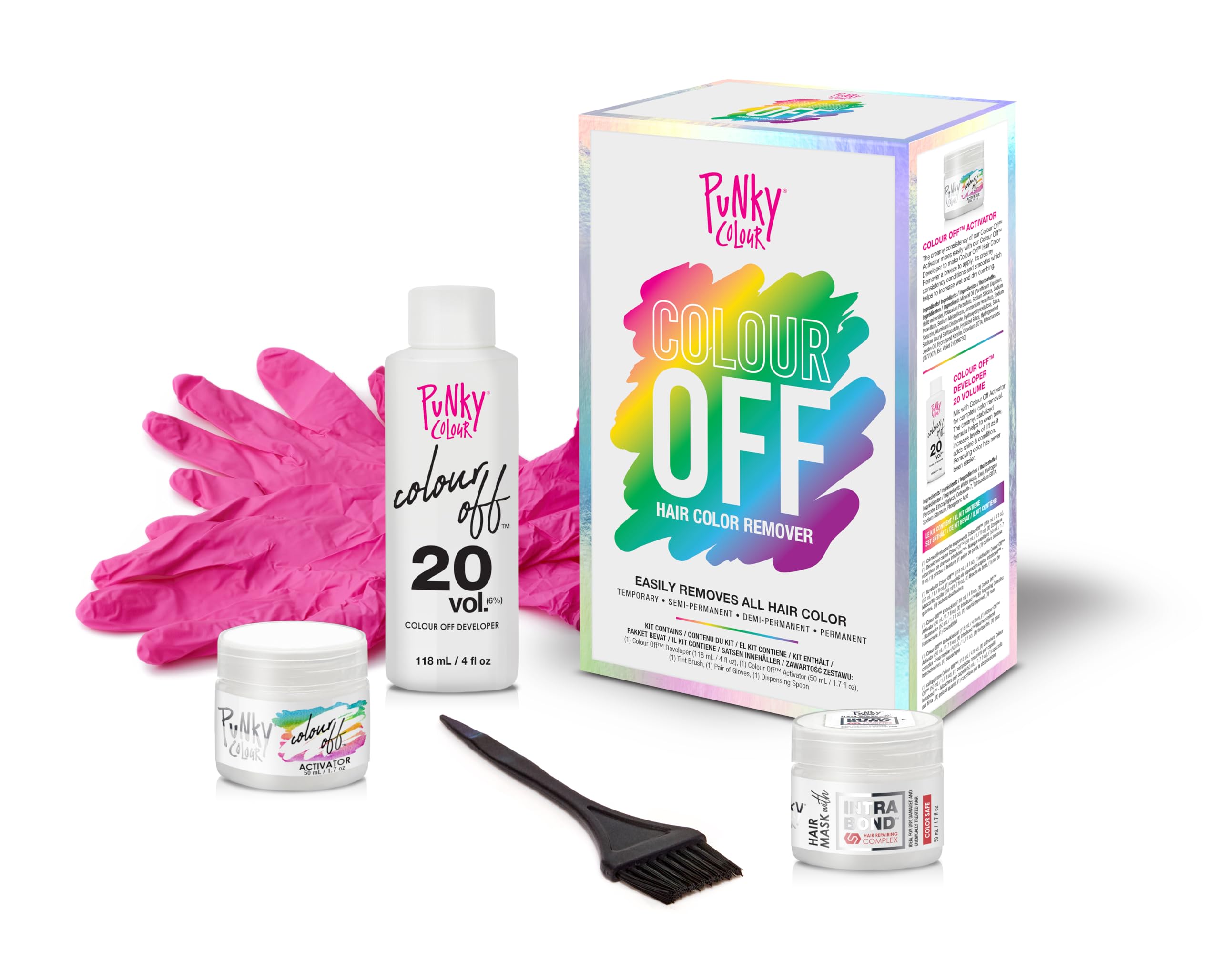 Punky Colour Off dispensing spoon aids accurate mixing