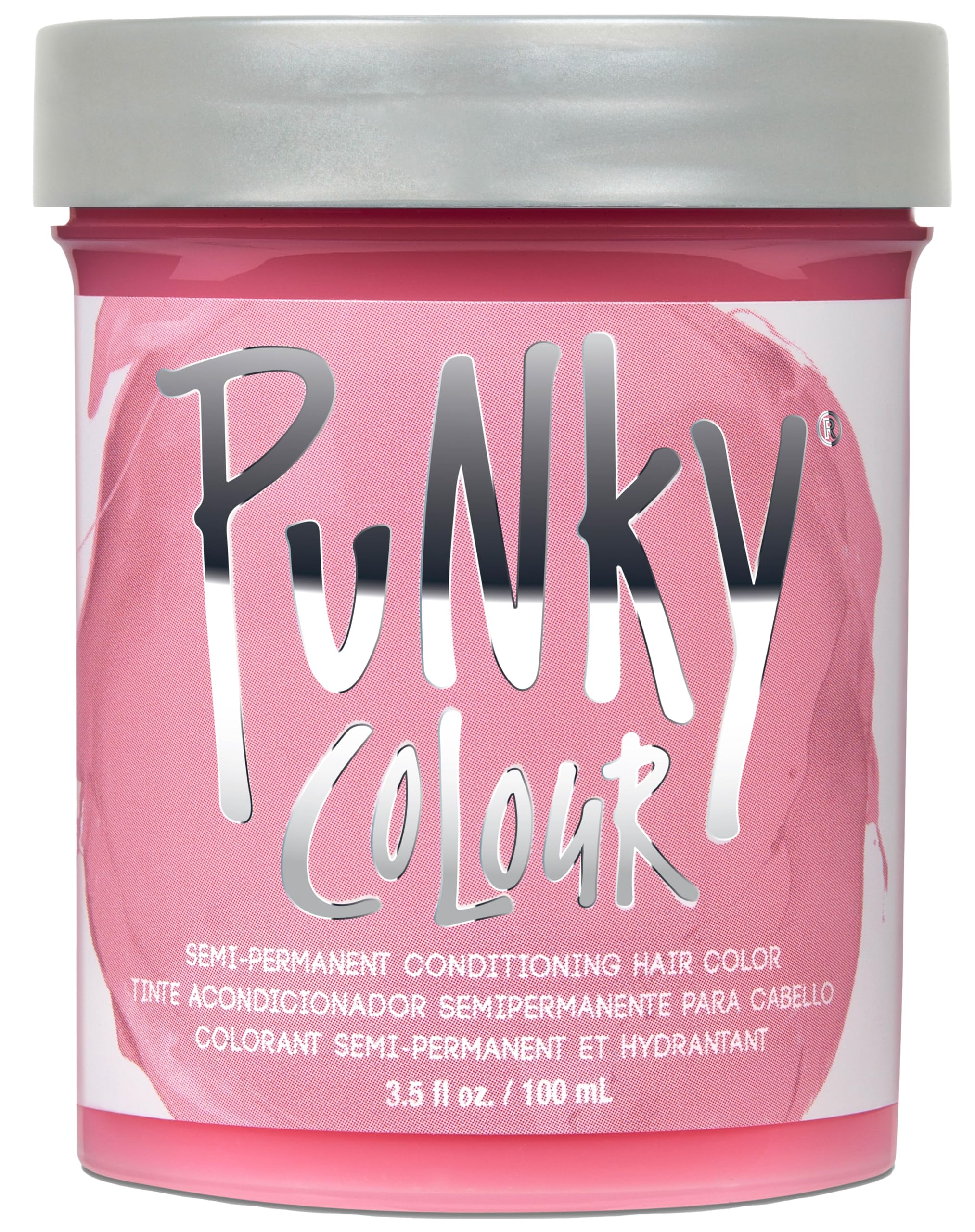 Punky Cotton Candy bottle pour demonstrates easy, even color application.