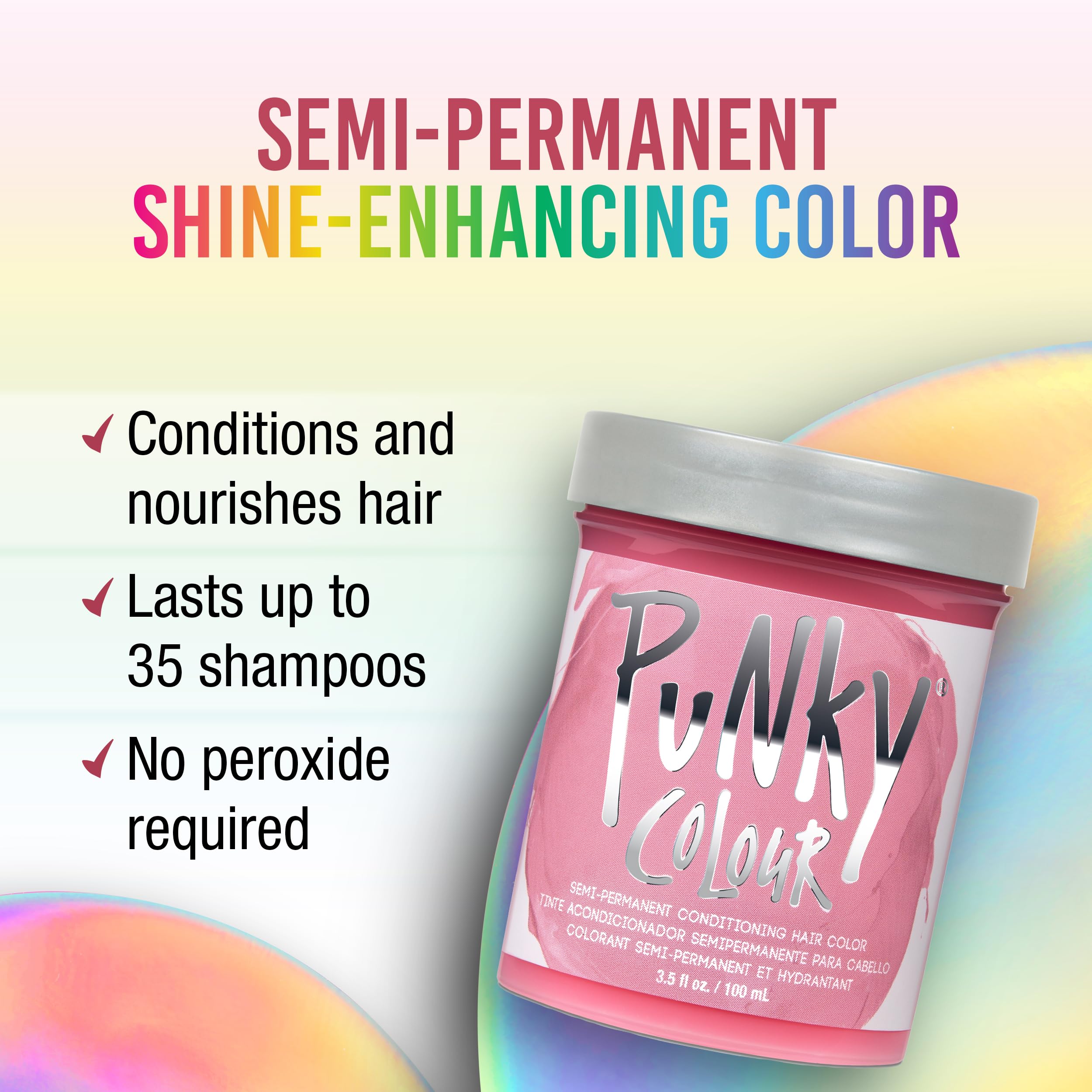 Punky Cotton Candy tint brush aids precise color coating.