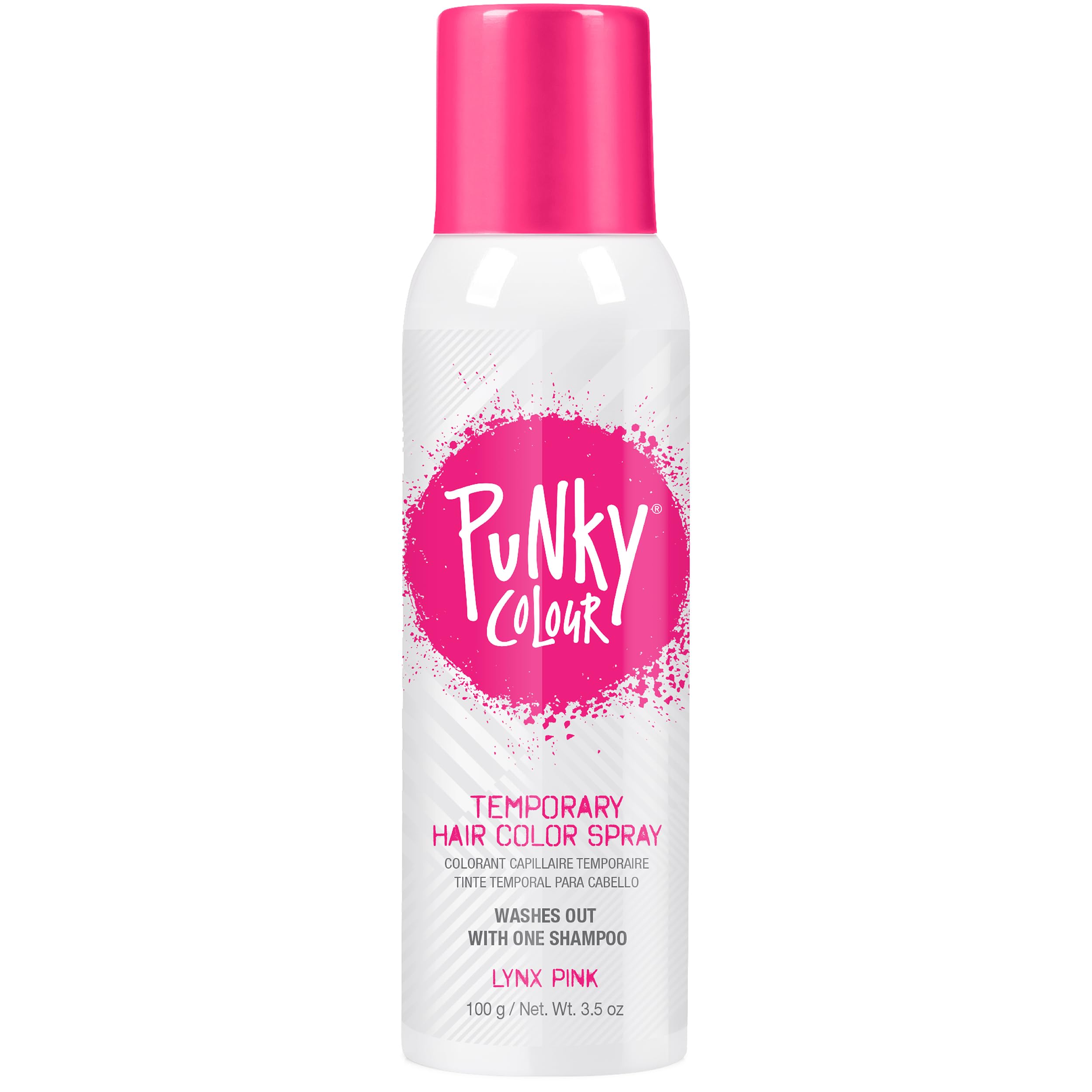 Punky Lynx Pink bottle delivering quick, vibrant color for instant style boosts.