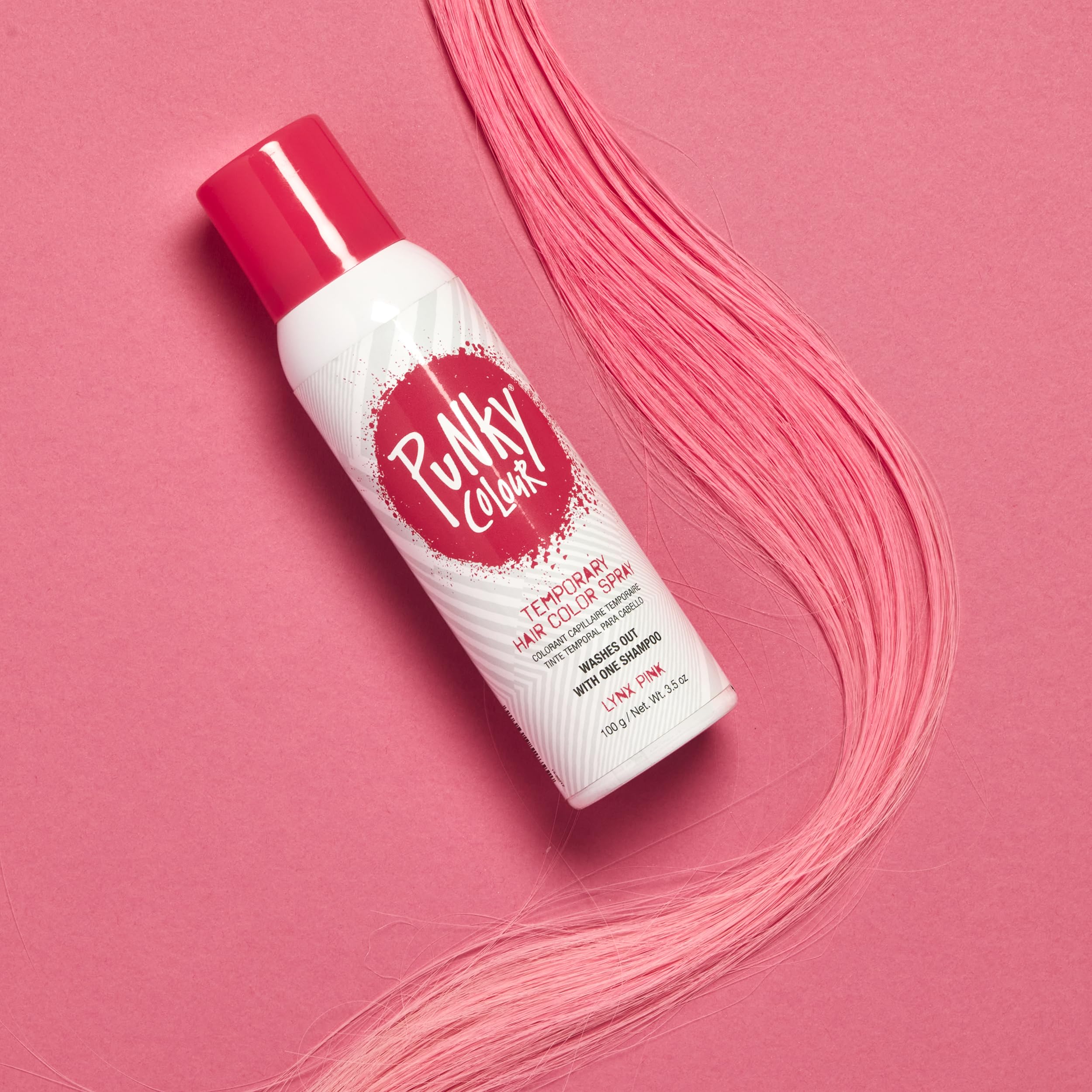 Punky Lynx Pink travel-size 3.5oz ideal for on-the-go touch-ups.