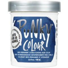 Punky Midnight Blue bottle pour showing easy color application.