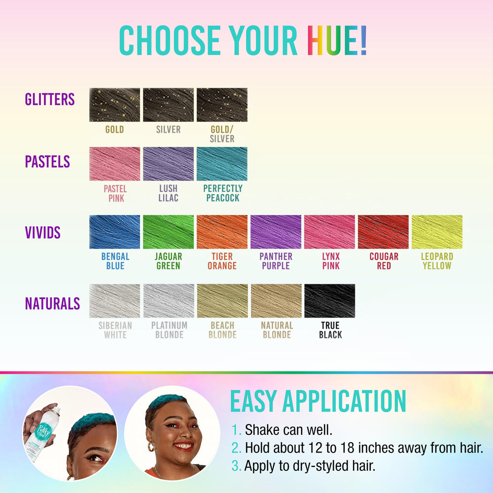 Punky Perfectly Peacock travel size bottle ready for on-the-go color ideas.