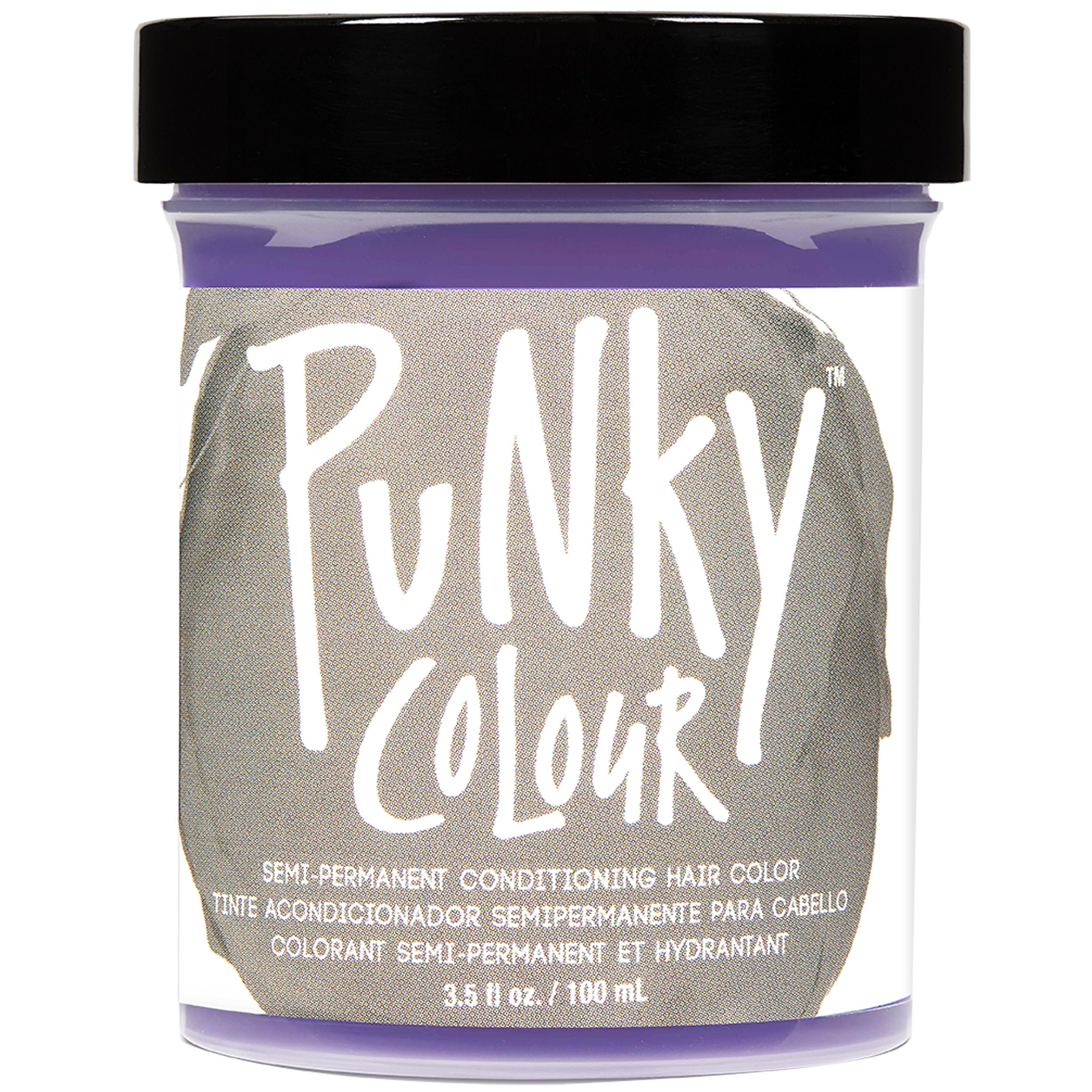 Punky Platinum Blonde Toner bottle shows cool platinum shade for refreshed color.