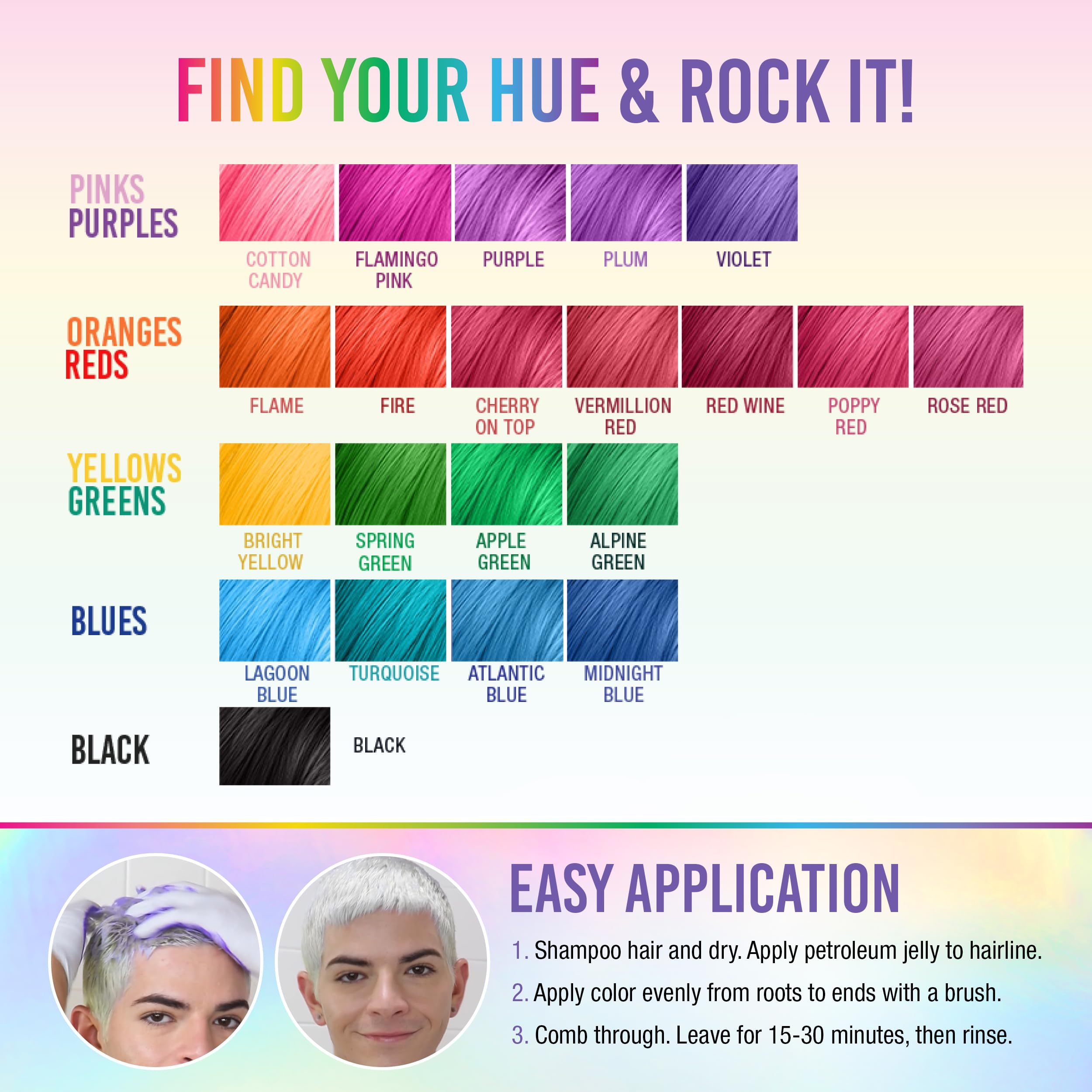 Punky Platinum Blonde Toner color transform hints at multi-tonal, modern platinum looks.