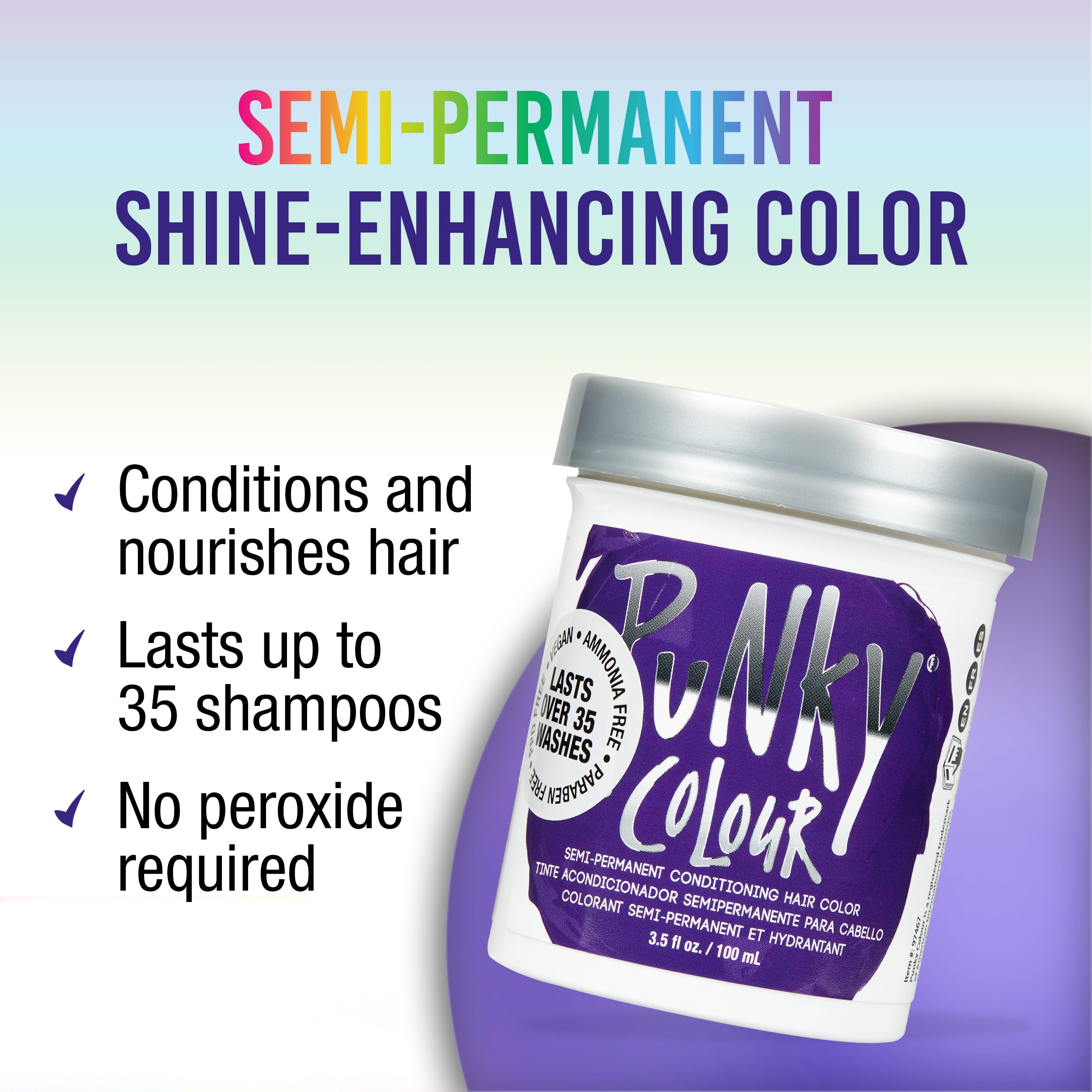 Punky Plum color swatches illustrate multi tonal possibilities and fade over time