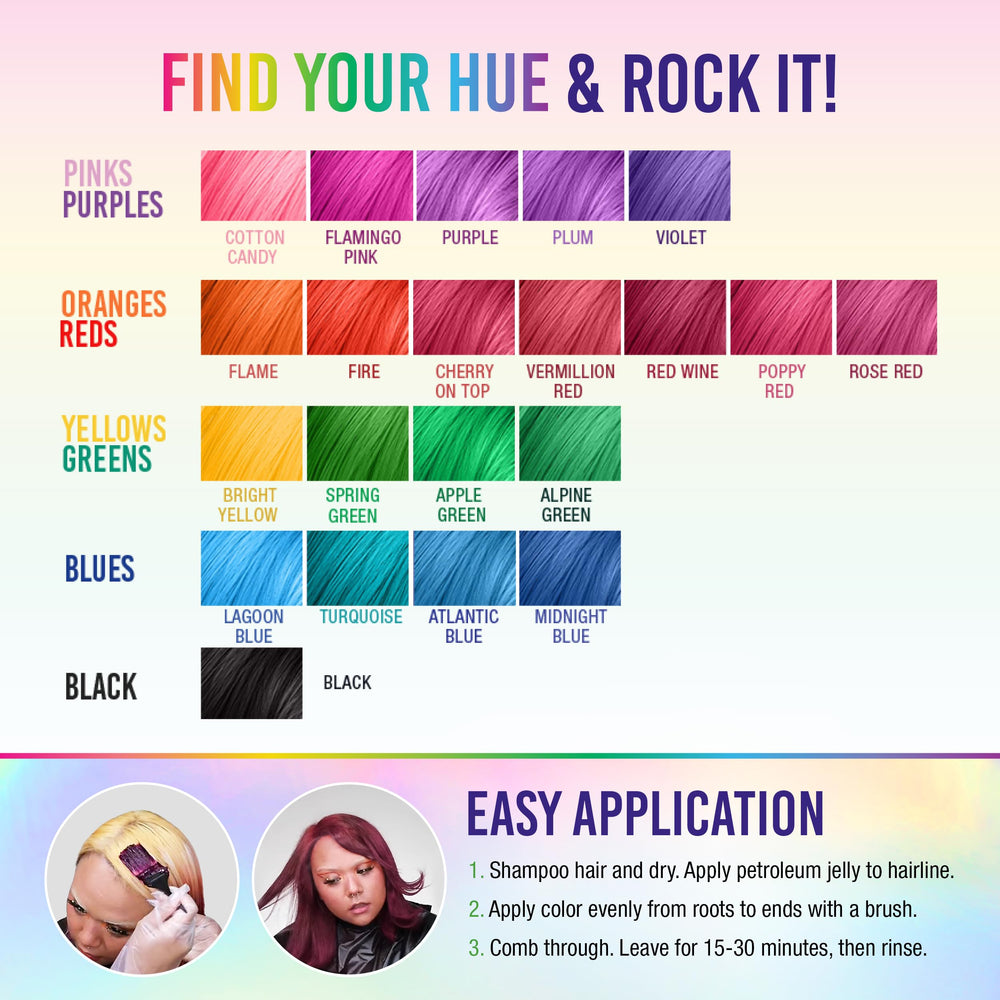 Punky Plum hair aftercare feels silky and healthy