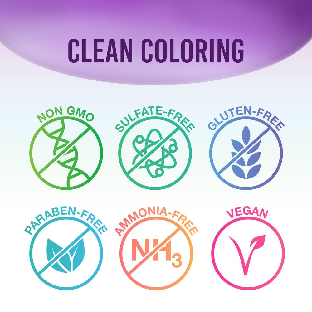 Punky Purple before-and-after showcases bold transformation.