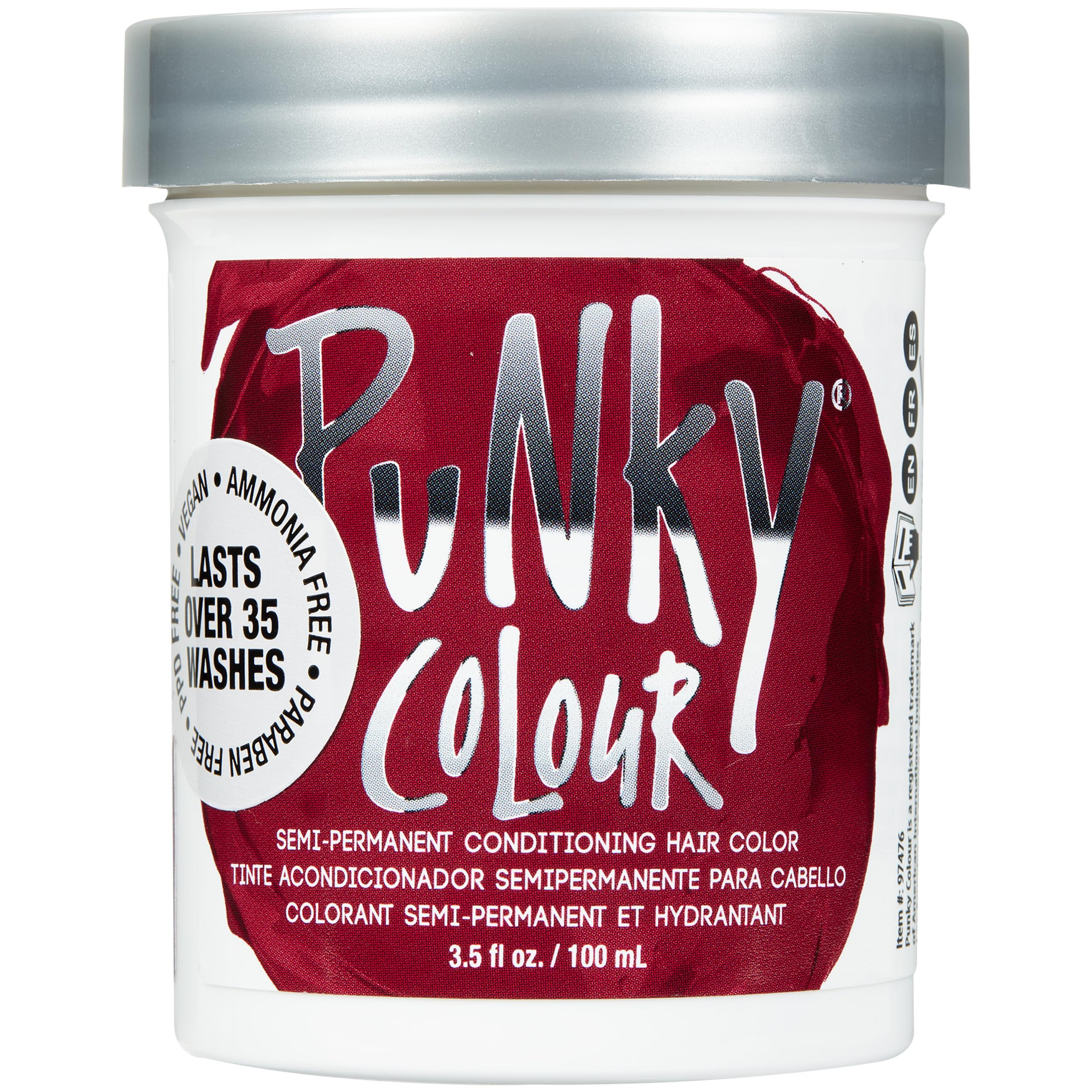 Punky Red Wine bottle pour previews rich, long-lasting color results.