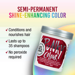 Punky Red Wine swatch showing multi-tone possibilities.