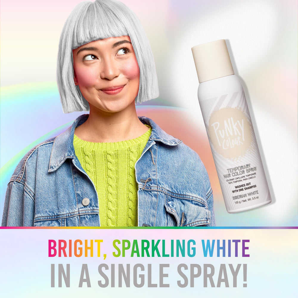 Punky Siberian White mist for subtle accent color.