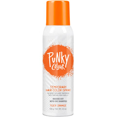 Punky spray color pelo Tigre Naranja: cambio rápido para estilos atrevidos.