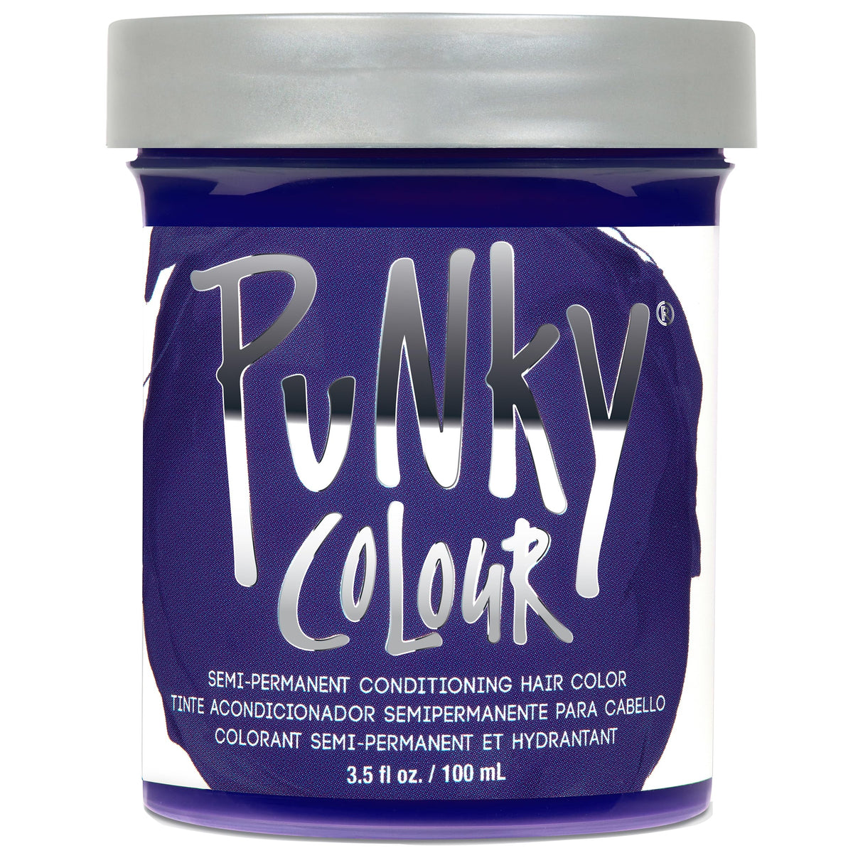Punky Violet semi-permanent color application for vibrant, salon-like results at home.