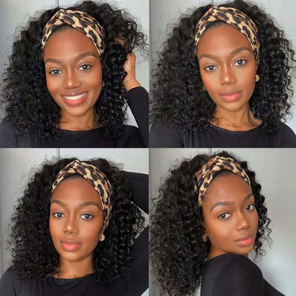 Punmasa headband wig with Velcro buckle design for quick wear
