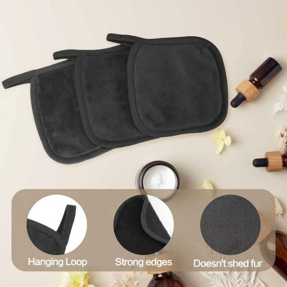 Puomue toallas microfibra de alta absorción para remover maquillaje con agua.