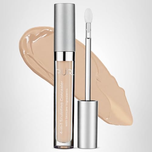 Gluten-free badge visible on PÜR MINERALS 4-in-1 Sculpting Concealer packaging.