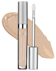 Packaging close-up of PÜR MINERALS 4-in-1 Sculpting Concealer, hydration-friendly design.